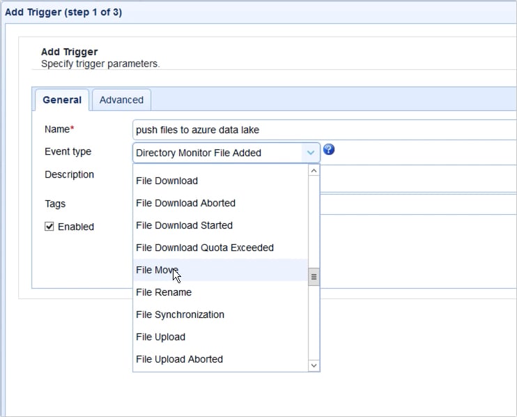 how to push files from local to azure data lake based on an event - 10